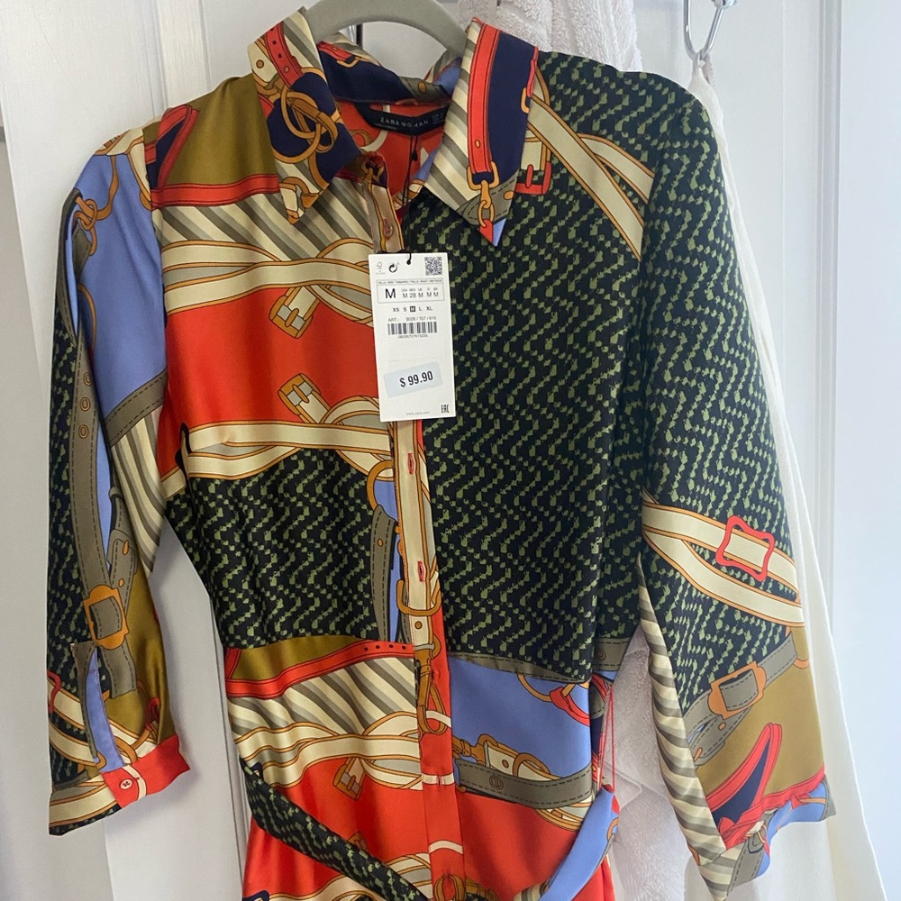 Zara dress, never worn .